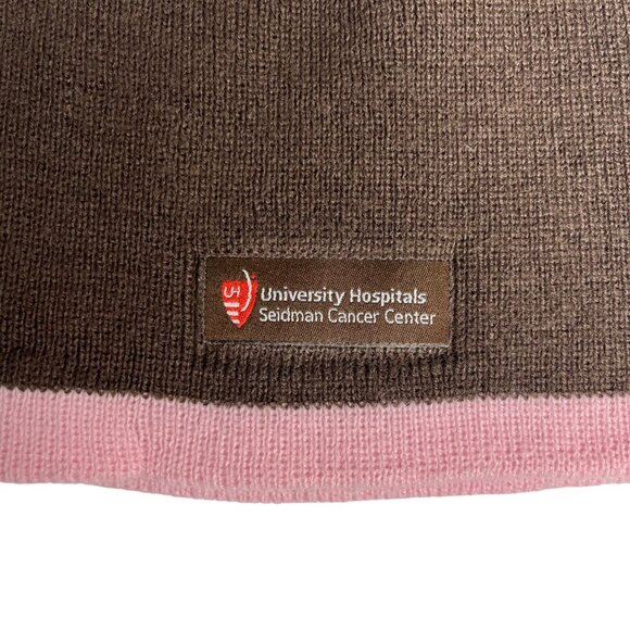 Cleveland Browns Winter Hat Beenie Womens OS Brown Pink - Picture 3 of 6